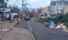 Aftermath of Cyclone Chido, in Mayotte