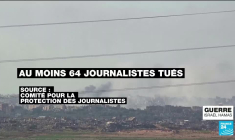Au moins 64 journalistes tués à Gaza depuis le début de la guerre