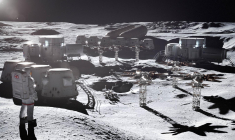 Les ambitions lunaires grandissent, comme au Royaume-Uni, où Rolls-Royce cherche à développer un réacteur nucléaire pour de futures bases sur la Lune (illustration) ( Rolls-Royce Submarines Ltd / HANDOUT )