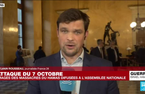 France : les images du massacre du Hamas diffusées à l'Assemblée Nationale
