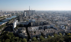 Vue sur les rives de la Seine, à Paris