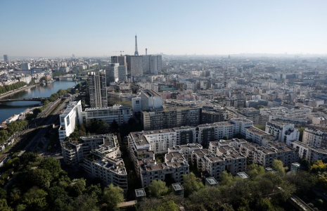 Vue sur les rives de la Seine, à Paris