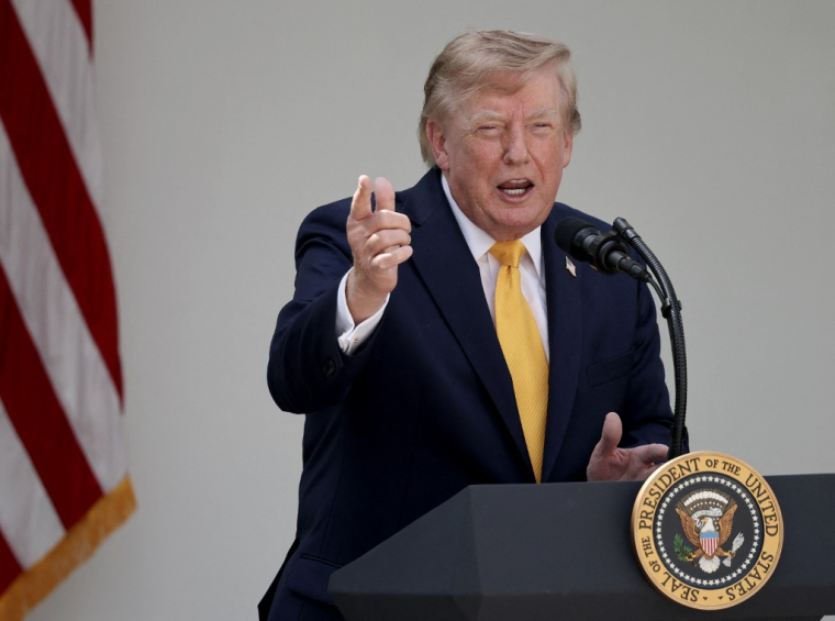Donald Trump à Washington, aux États-Unis, le 24 août 2026. ( GETTY IMAGES NORTH AMERICA / WIN MCNAMEE )
