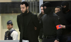 Photo d'archives : Les accusés Salah Abdeslam, Osama Krayem et Mohamed Abrini
