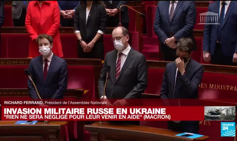 REPLAY : le message adressé par Emmanuel Macron aux sénateurs et députés français concernant la situation en Ukraine