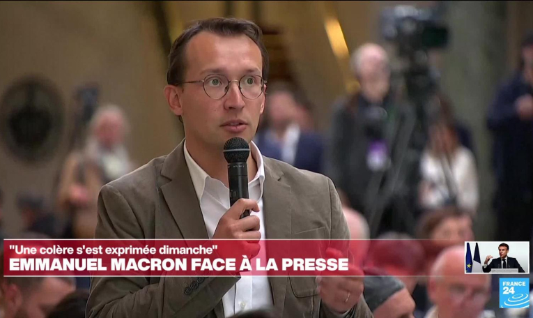 Dissolution, extrême droite, économie... Emmanuel Macron répond aux journalistes