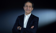 Martin Ajdari, président de l'Autorité de régulation de la communication audiovisuelle et numérique (Arcom),à Paris le 31 janvier 2025. ( AFP / THOMAS SAMSON )
