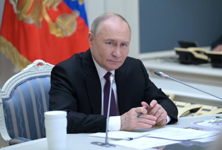Le président russe Vladimir Poutine à Moscou, le 28 mai 2025 ( POOL / Alexei NIKOLSKY )
