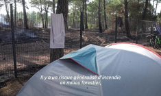 Incendie en Gironde : un camping de Lège-Cap-Ferret figé dans le temps