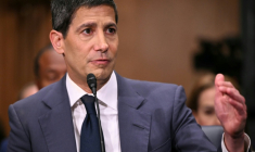 Kevin Warsh, pressenti comme prochain président de la Fed, le 21 avril 2026 lors d'une audition au Sénat  ( AFP / Mandel NGAN )