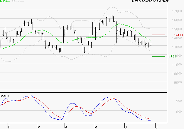 VUSIONGROUP : Sous les résistances, une consolidation est probable