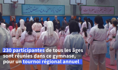 En Iran, les filles se tournent vers le karaté