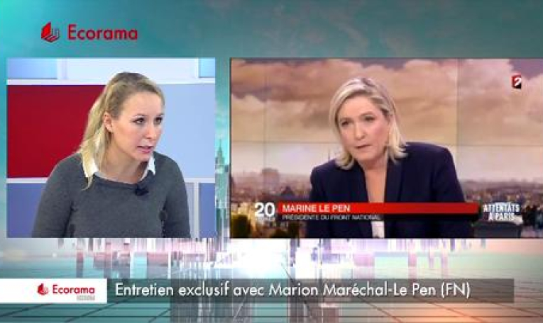 "Je n'appelle pas le gouvernement à démissionner", selon Marion Maréchal-Le Pen (VIDEO)