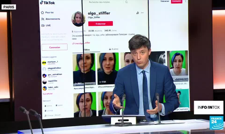 Guerre en Ukraine: le jeu dangereux d'une influenceuse ukrainienne