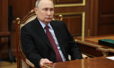 Vladimir Poutine à Moscou le 11 mars 2024. ( POOL / MIKHAIL METZEL )