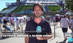 JO 2024 : Pas de quatrième médaille d'or pour Simone Biles en gymnastique, qui remporte l'argent au sol