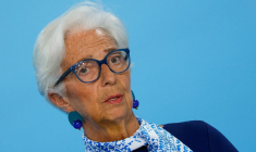 Christine Lagarde, présidente de la BCE, s'adresse aux médias au siège de la BCE à Francfort