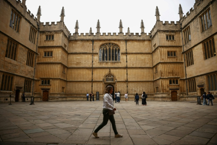 La bibliothèque Bodleian de l'université d'Oxford, à Oxford, en Angleterre le 17 juin 2026 ( AFP / HENRY NICHOLLS )