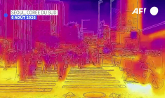Corée du Sud: Séoul vue par une caméra thermique en pleine vague de chaleur