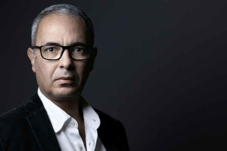 Kamel Daoud à Paris le 25 septembre 2024 ( AFP / JOEL SAGET )