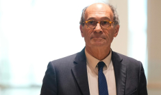 L'ancien ministre Eric Woerth le 6 janvier 2025, à Paris ( AFP / Dimitar DILKOFF )