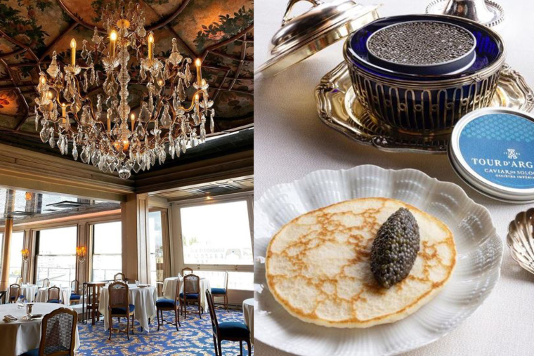 Découvrez 3 restaurants mêlant gastronomie haut de gamme et raffinement. Crédit photo : capture Instagram @latourdargentparis