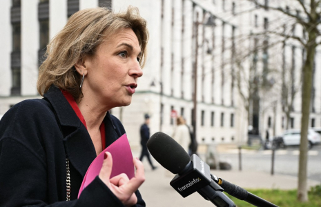 Marylise Léon à Paris, le 17 janvier 2025. ( AFP / BERTRAND GUAY )