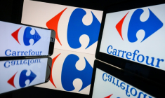 Un collectif de franchisés de Carrefour, soutenu par le gouvernement, a vu mercredi son assignation en justice de la maison-mère retoquée par la cour d'appel de Paris, qui considère que l'affaire doit être portée devant un arbitrage privé ( AFP / Lionel BONAVENTURE )