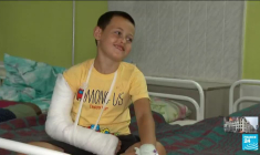 Ukraine : malgré la guerre, continuer à prendre soin des enfants à l'hôpital