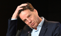 Geoffroy Roux de Bezieux, le 18 janvier 2023, à Paris ( AFP / BERTRAND GUAY )