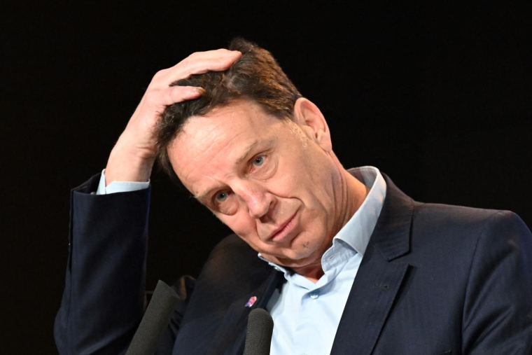 Geoffroy Roux de Bezieux, le 18 janvier 2023, à Paris ( AFP / BERTRAND GUAY )