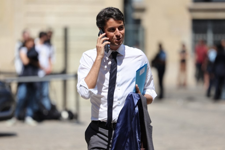 Gabriel Attal, le 21 juin 2022, à Paris ( AFP / THOMAS COEX )