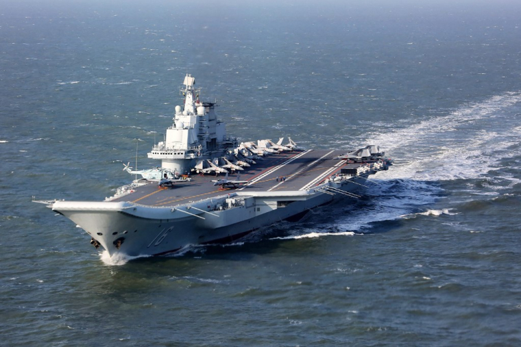 Le porte-avions Liaoning. (illustration) ( AFP / STR )