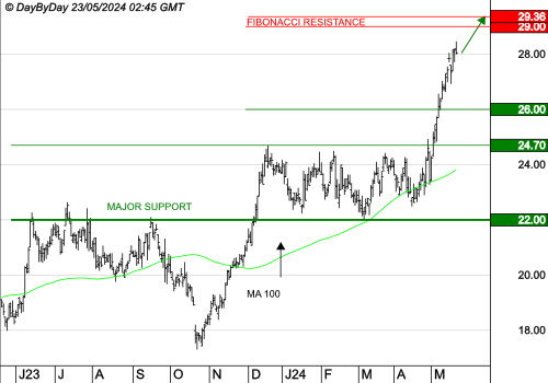 REXEL : Les cours progressent toujours
