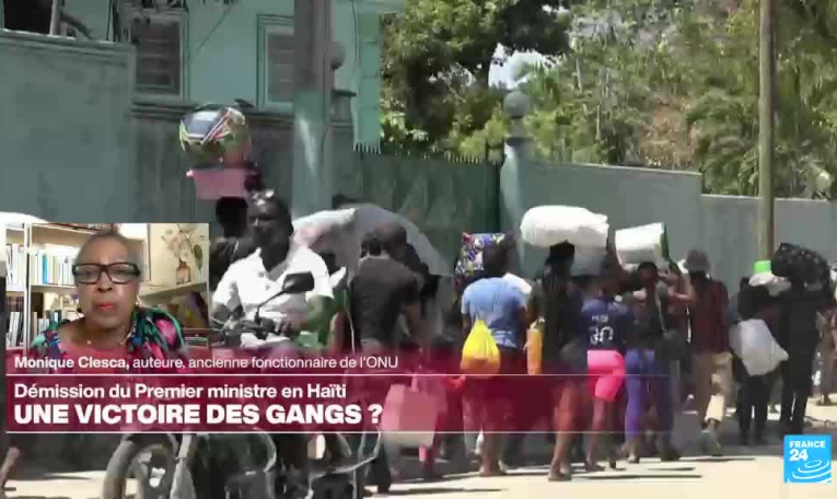 La démission d'Ariel Henry est "une excellente nouvelle" pour l'autrice Monique Clesca