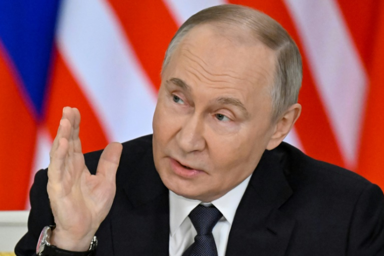 Le président russe Vladimir Poutine le 14 mai 2025, à Moscou ( POOL / Alexander NEMENOV )