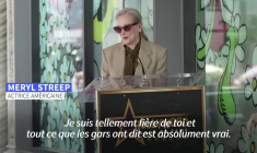Emily Blunt et Stanley Tucci honorés d’une étoile sur le Walk of Fame à Hollywood