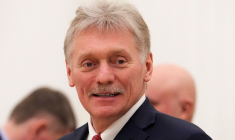 Dmitri Peskov à Moscou, en Russie, le 5 mars 2026. ( POOL / ALEXANDER ZEMLIANICHENKO )