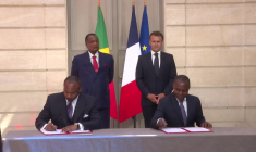 Signature d'accords entre la France et le Congo-Brazzaville