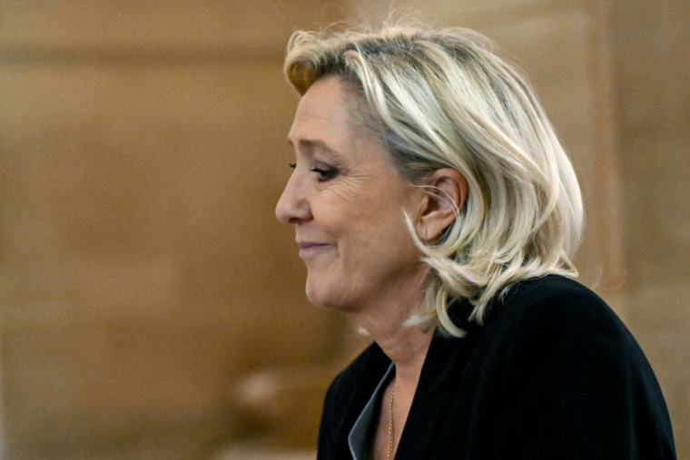 Marine Le Pen au tribunal de Paris, le 20 janvier 2026 ( AFP / Bertrand GUAY )