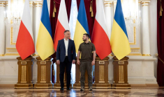 LE PRÉSIDENT POLONAIS DUDA ARRIVE À KYIV POUR DISCUTER DE L'AIDE À L'UKRAINE