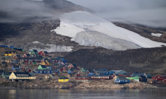 La ville d'Ittoqqortoormiit, au Groenland. (illustration) ( AFP / OLIVIER MORIN )