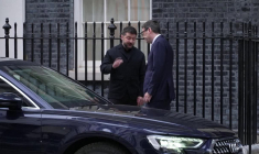 GB : Volodymyr Zelensky quitte Downing Street après son entretien avec Andy Burnham