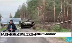 Ukraine : l'armée ukrainienne "libère" la ville de Lyman et gagne du terrain