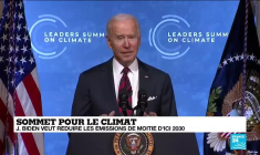 Climat : Joe Biden veut réduire les émissions de gaz à effet de serre de moitié d'ici 2030