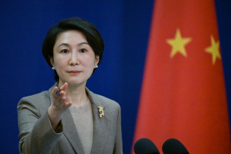 Mao Ning à Pékin, en Chine, le 15 janvier 2024. ( AFP / PEDRO PARDO )
