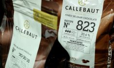Des produits Barry Callebaut lors de la conférence de presse annuelle de l'entreprise à Zurich