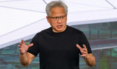 Jensen Huang, patron de Nvidia, à Taipei le 27 mai 2026. ( AFP / I-Hwa Cheng )