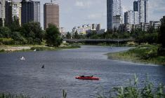 Le fleuve  Dniepr, à Kiev (illustration) ( AFP / GENYA SAVILOV )