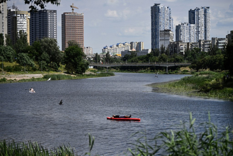 Le fleuve  Dniepr, à Kiev (illustration) ( AFP / GENYA SAVILOV )